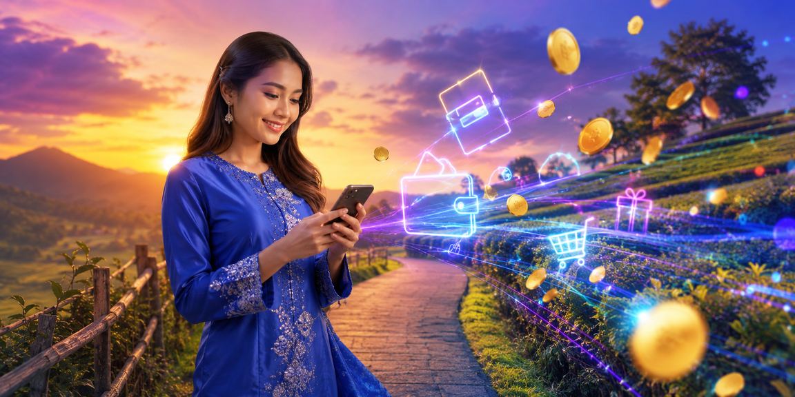 Pengguna Malaysia log masuk kasino mudah alih 957 dengan pakaian tradisional baju kurung