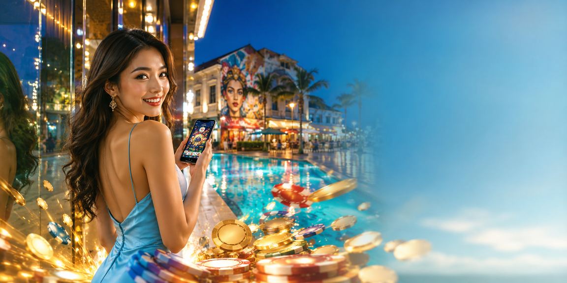 Pemain Pulau Pinang menggunakan telefon untuk bermain kasino mudah alih